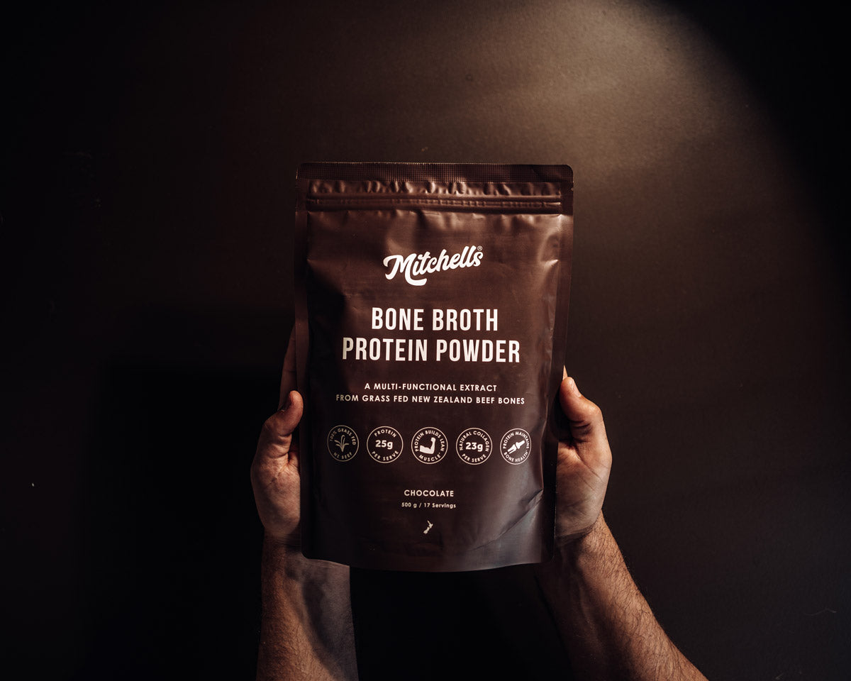 Mitchells Nutrition Bone Broth Protein Powder - Chocolate