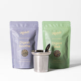Digest Tea Blend Duo | Free Strainer + Scoop