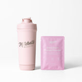 Premium Stainless Shaker (Pink) + Protein Sample