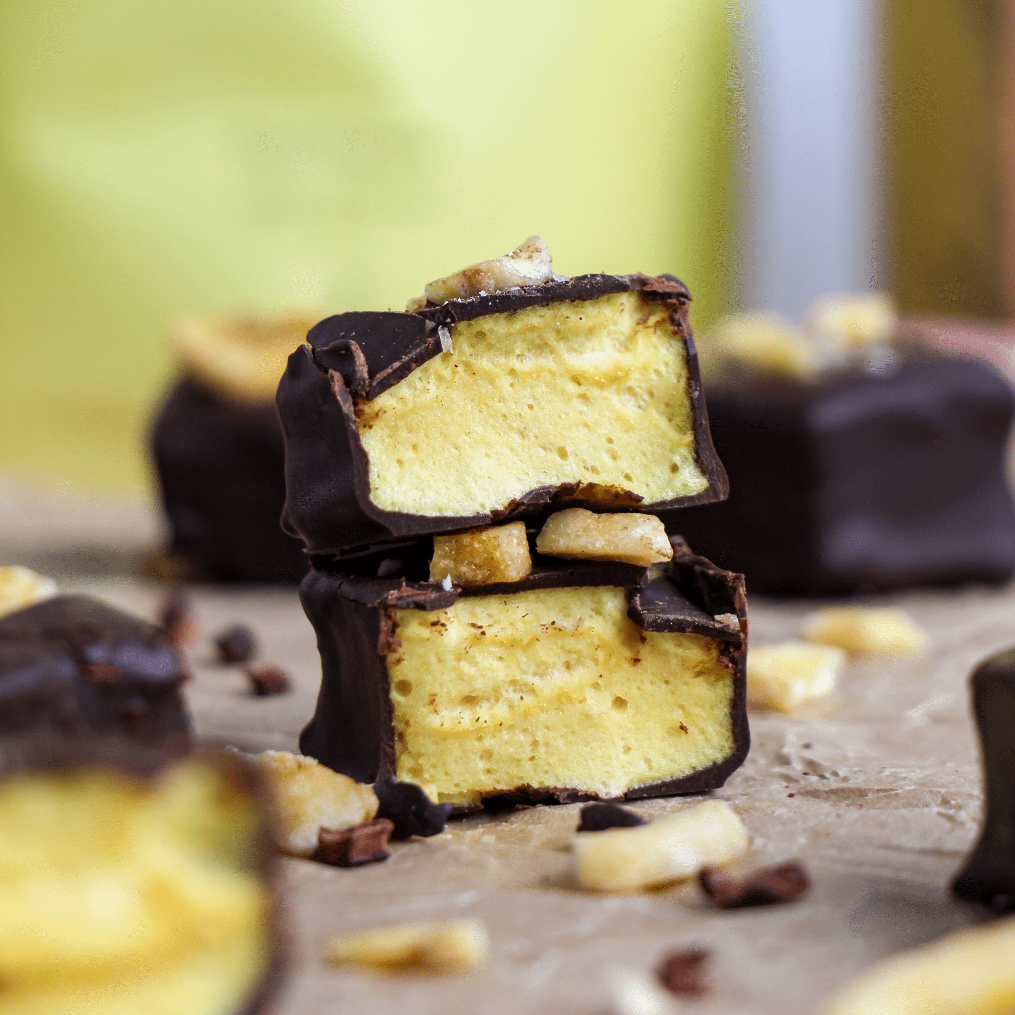 Chocolate Covered Banana Marshmallows