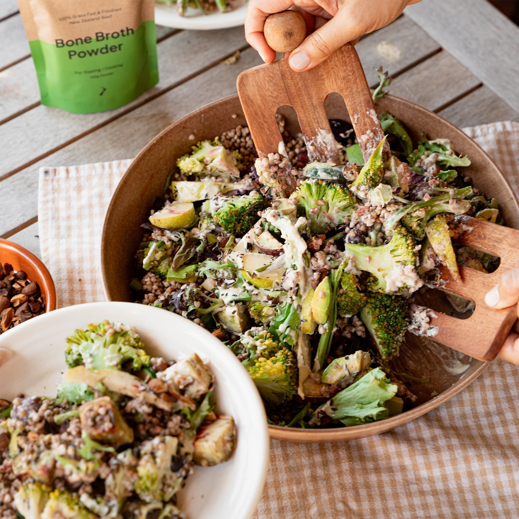 Warm Buckwheat, Kūmara & Avo Salad