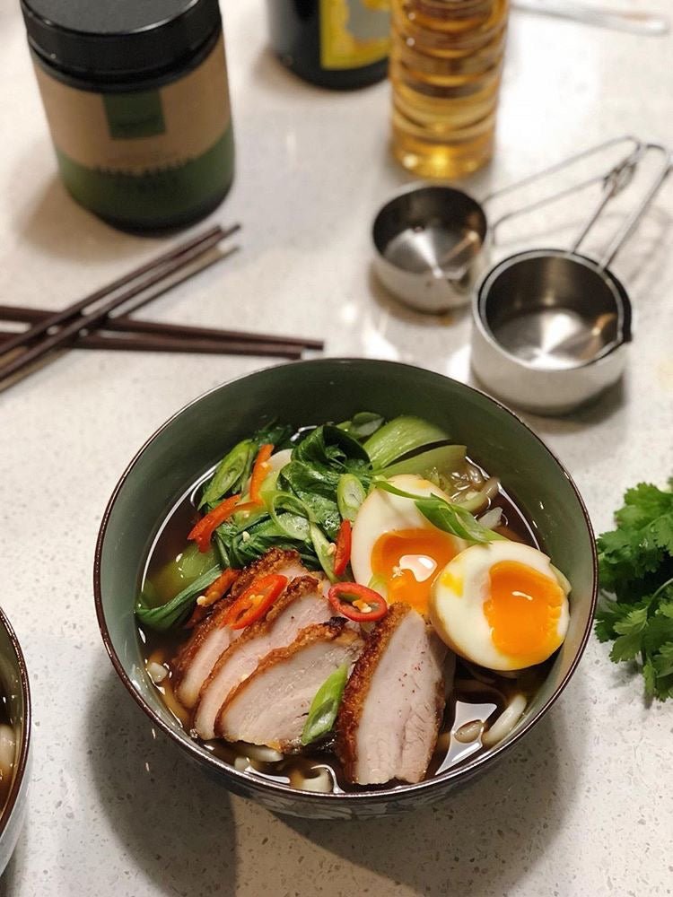 Pork Belly, Bone Broth Noodle Soup