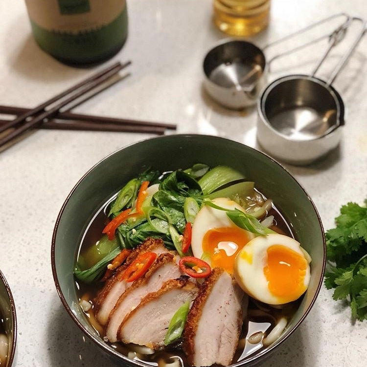 Pork Belly, Bone Broth Noodle Soup