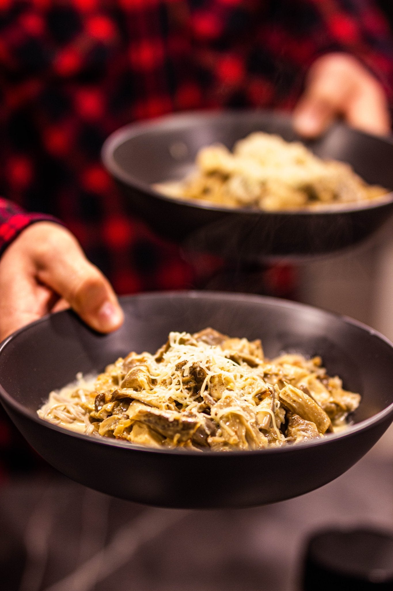 Creamy Oyster Mushroom Pasta