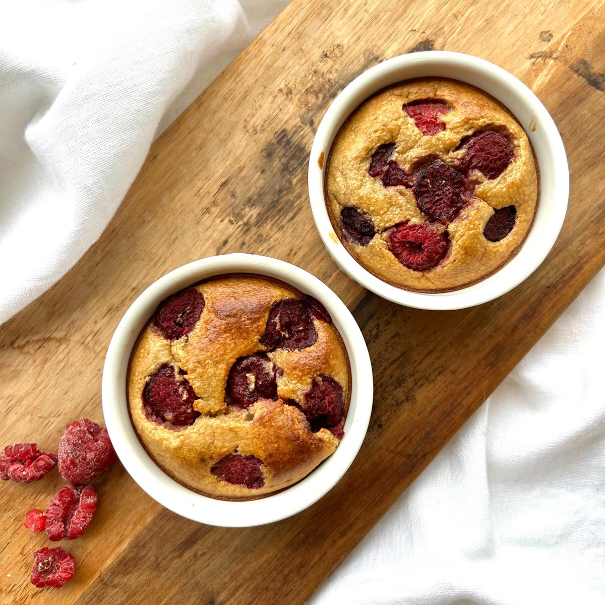 Raspberry & Coconut Protein Baked Oats