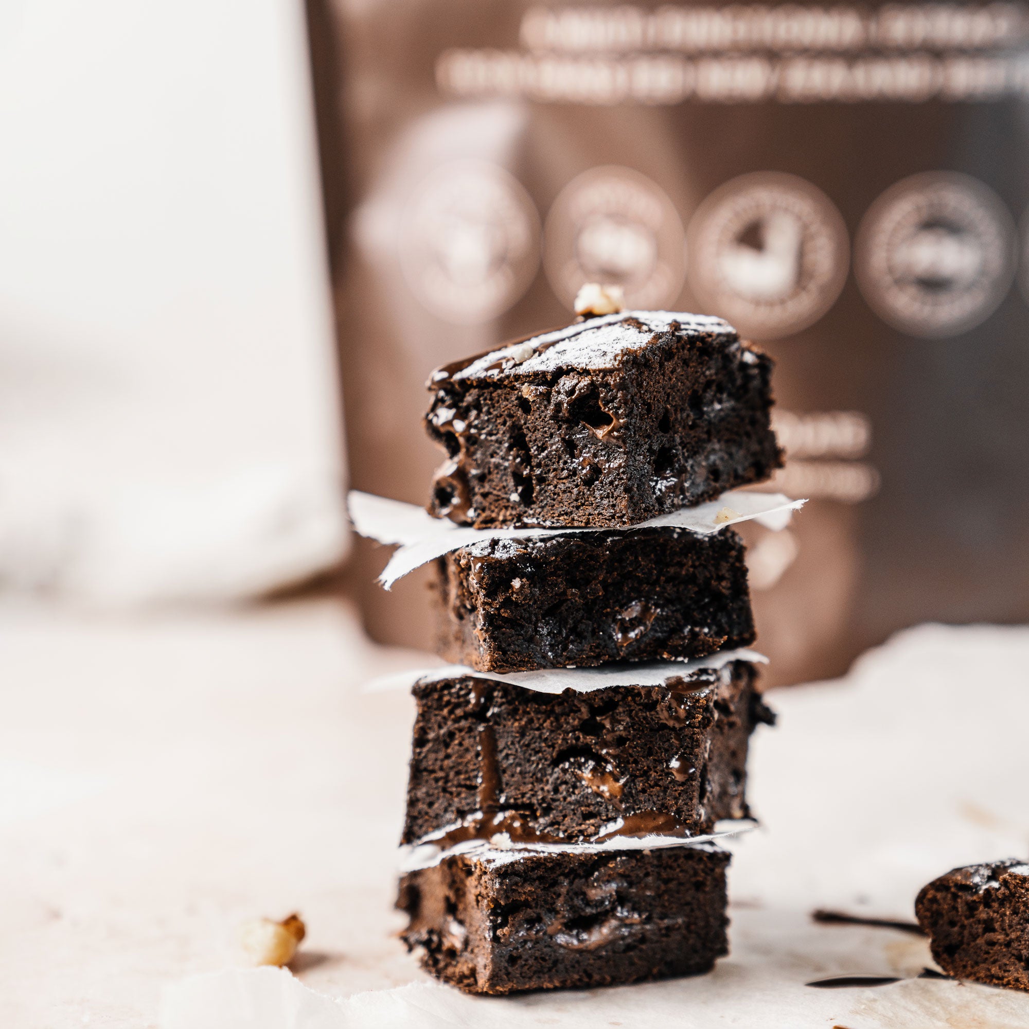 Decadent Chocolate & Black Bean Protein Brownie