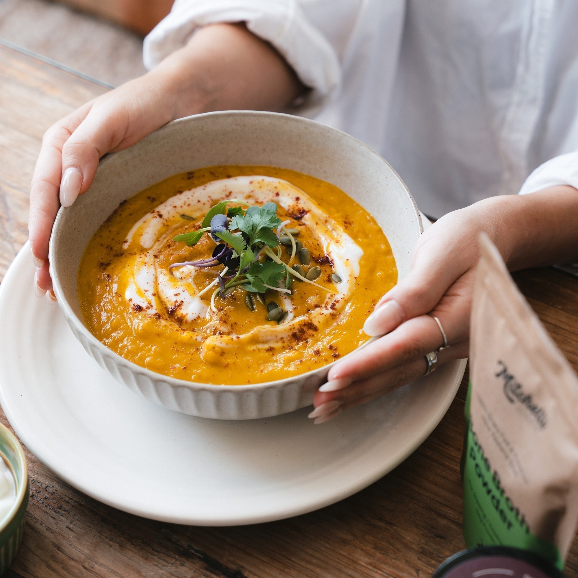 Protein-Rich Pumpkin Soup