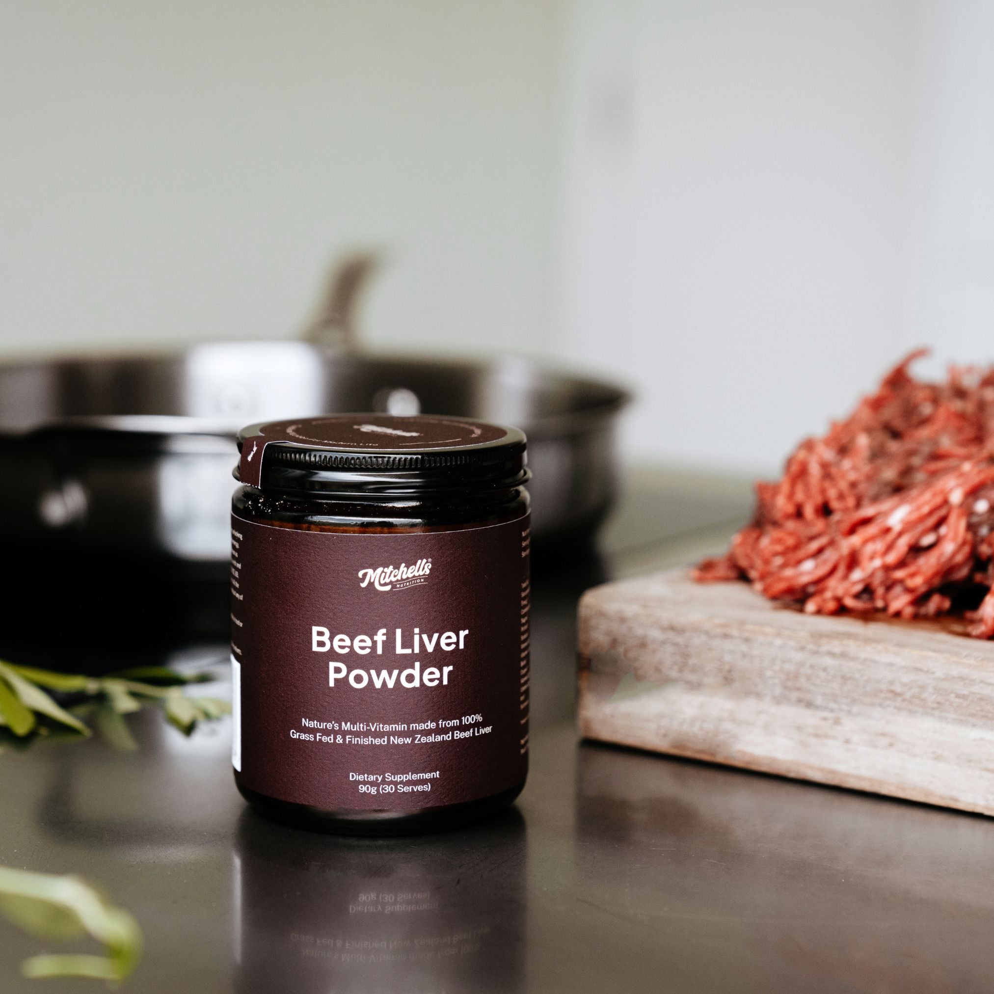 Beef Liver Powder | Grass Fed & Finished NZ Beef | Mitchells Nutrition