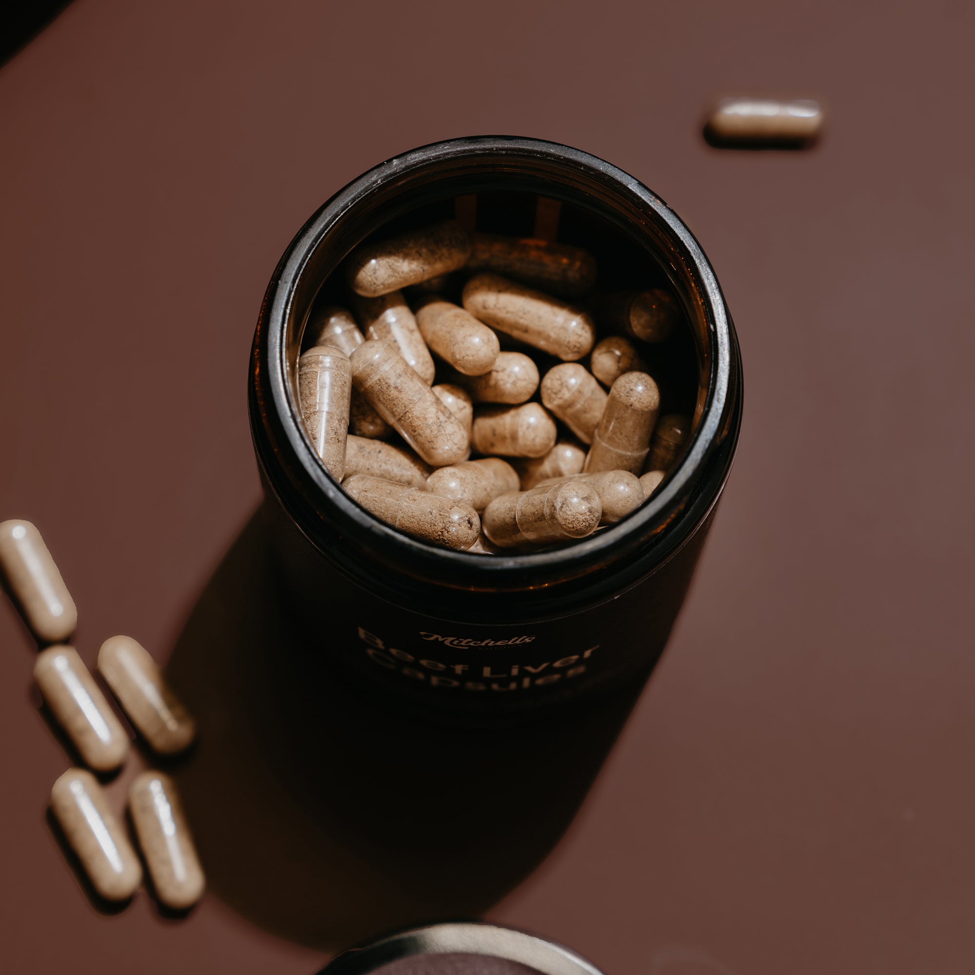 Beef Liver Capsules Grass Fed Finished NZ Beef Mitchells Nutrition beef-liver-capsules-grass-fed-finished-nz-beef-mitchells-nutrition