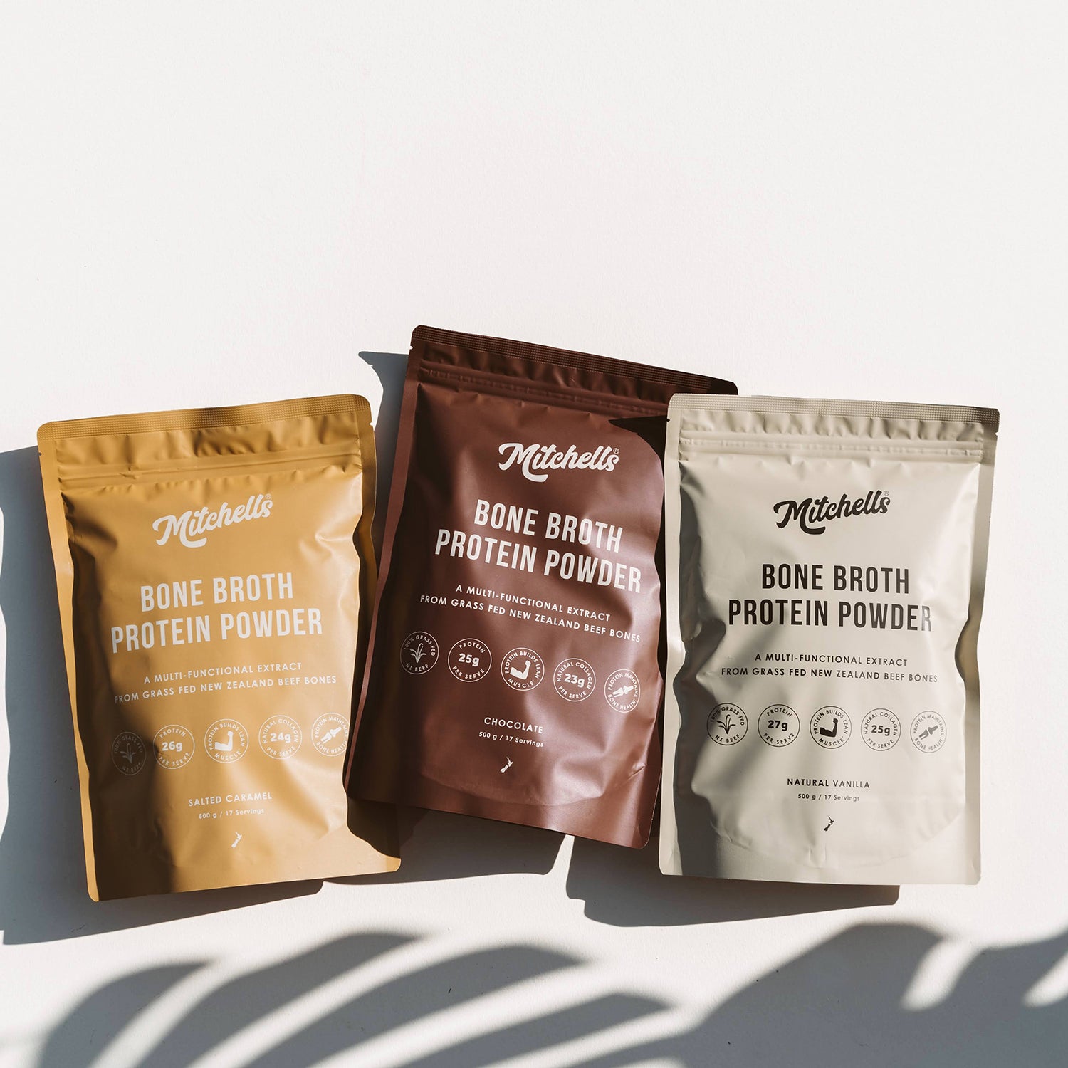 Mitchells Nutrition Bone Broth Protein Powder Range