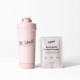 Premium Stainless Shaker (Pink) + Protein Sample