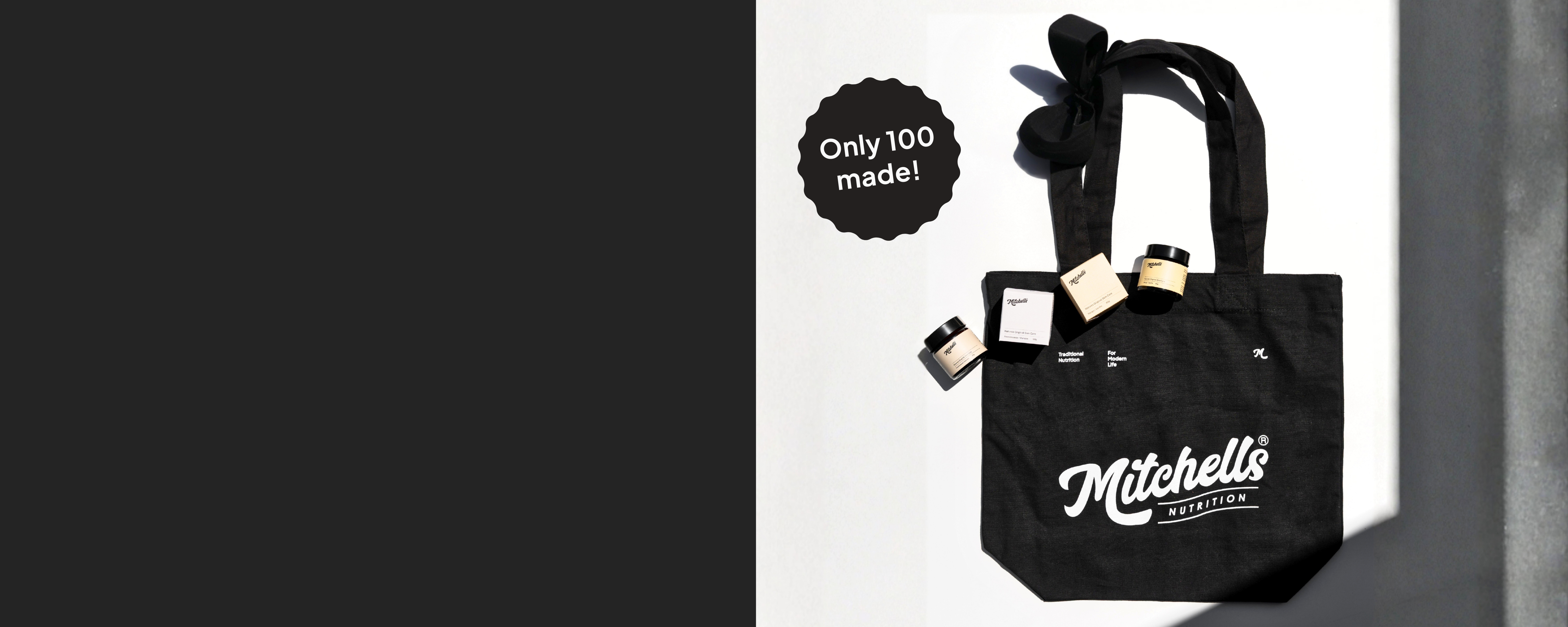 <b> Our limited edition totes & mystery products are wrapped and at the ready.</b>