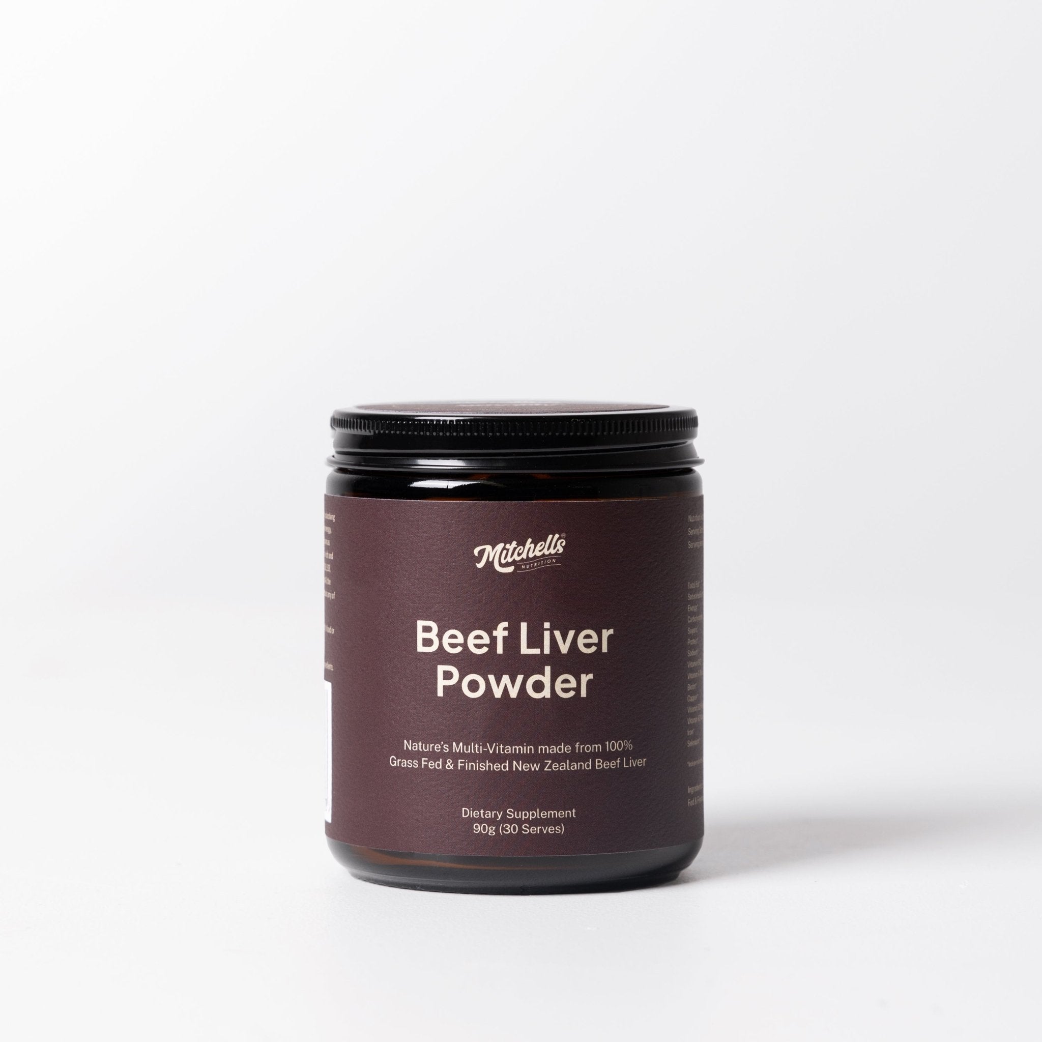 Beef Liver Powder - 90g - Mitchells Nutrition