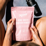 Bone Broth Protein Powder - Real Strawberry - Mitchells Nutrition - Great For The Gym