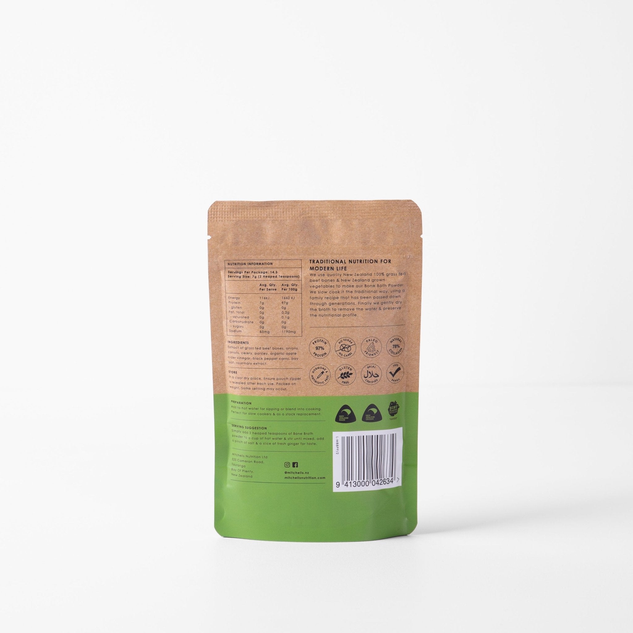 Mitchells Nutrition Bone Broth Powder