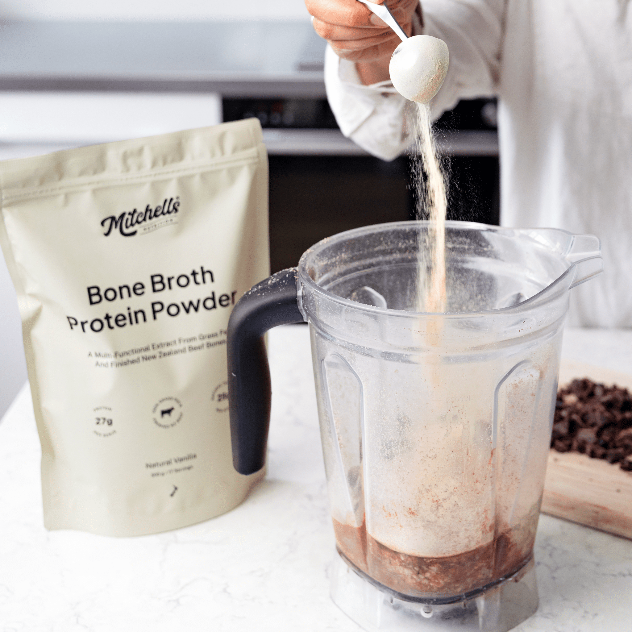 Bone Broth Protein Powder Vanilla - 500g - Mitchells Nutrition